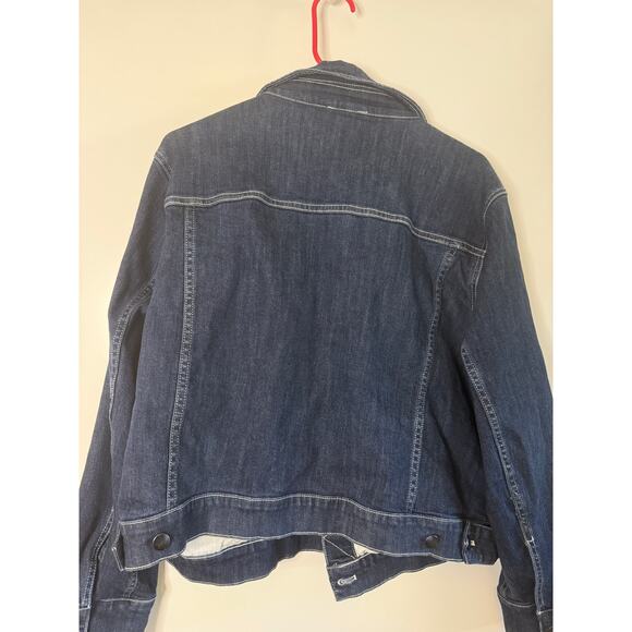 Universal Standard Kelsey Denim Jean Jacket Size Large (22-24) - Picture 3 of 3